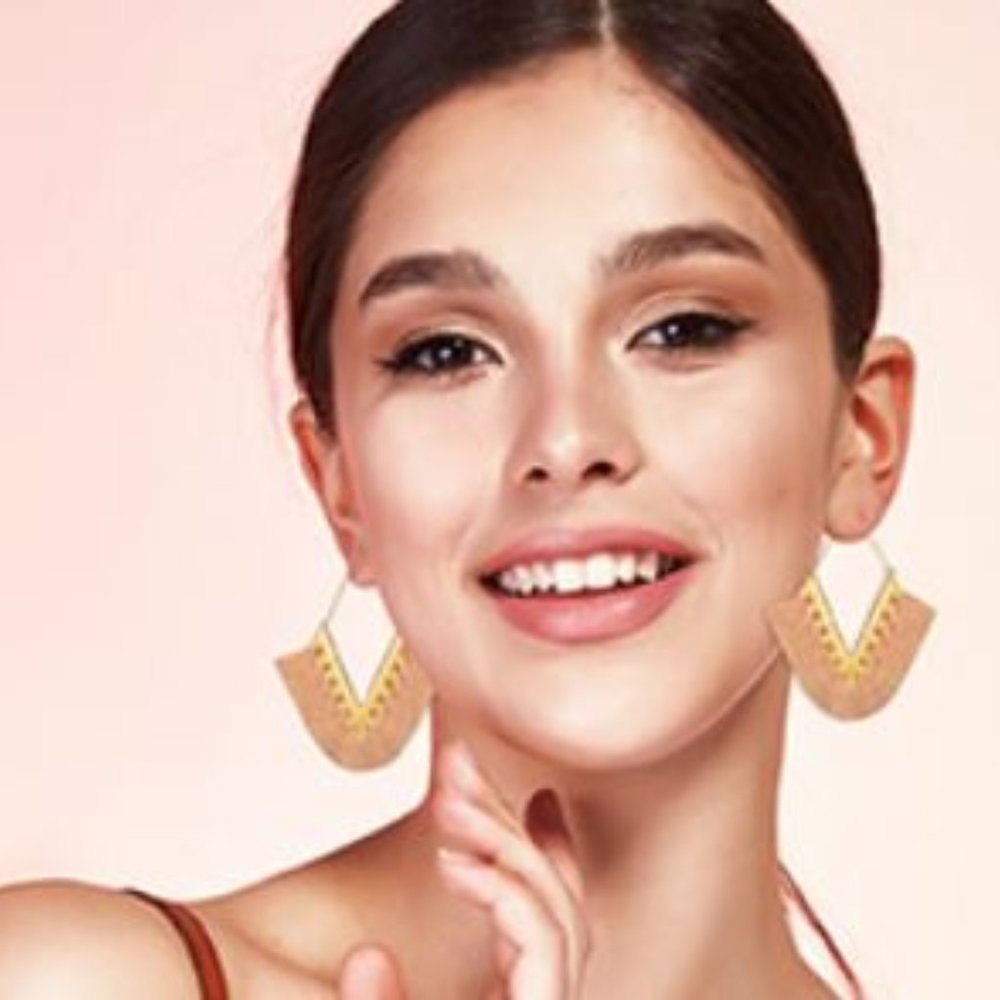 2/$25❣️Triangular Fringe Drop Earrings